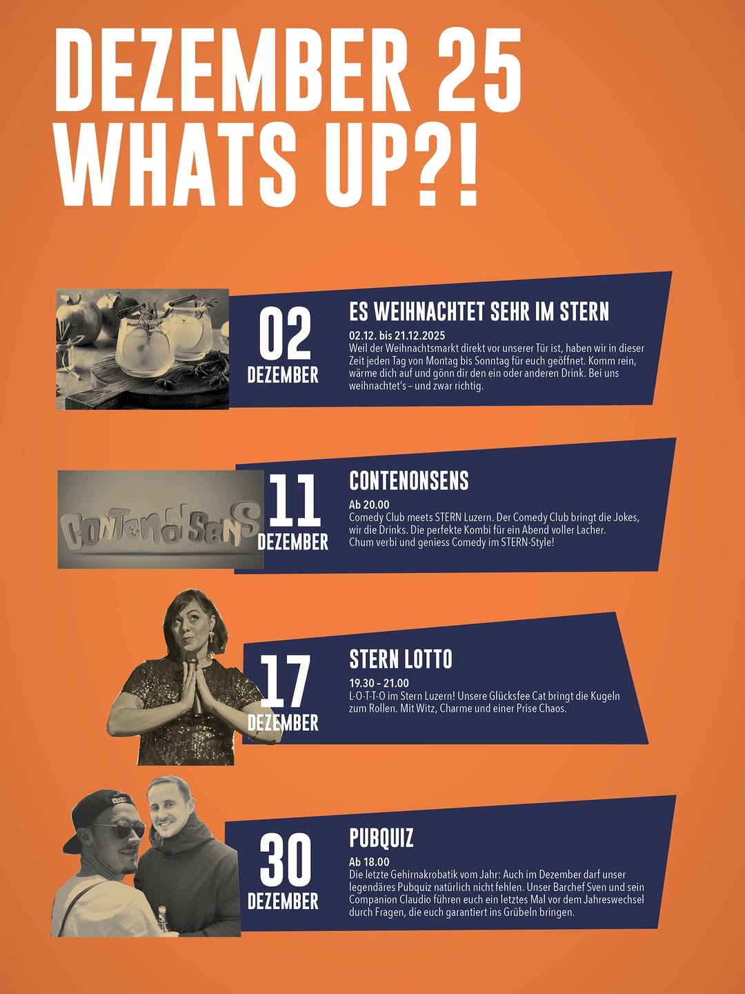 Es weihnachtet sehr im Stern / Contenonsens / Stern Lotto / Pubquiz